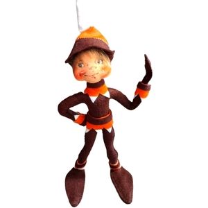Annalee 2007 Candy Corn Elf 8"